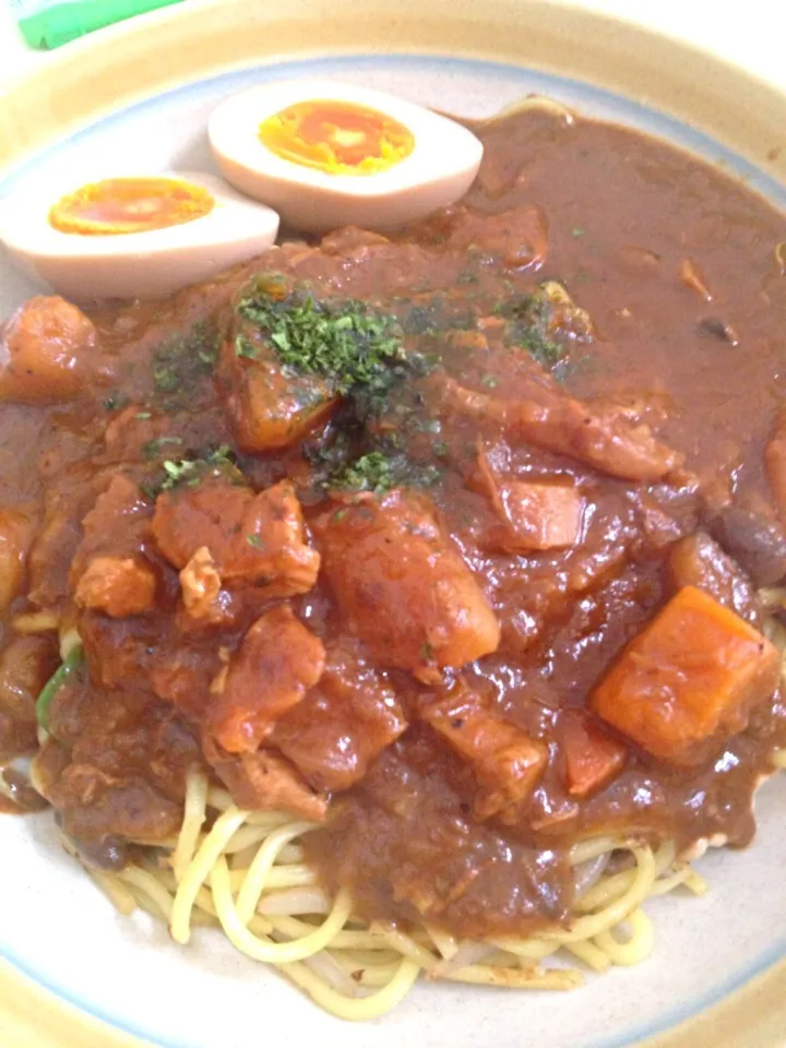 カレー焼きそば|ぷりたんさん