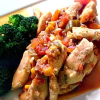 chicken with okra|sweetさん