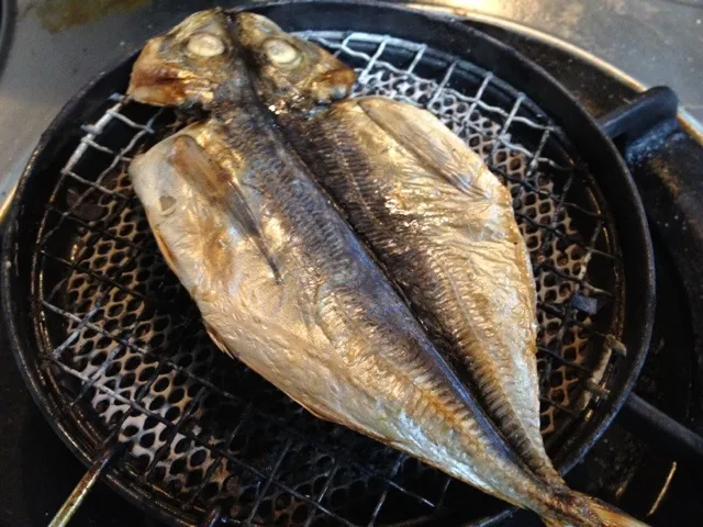 お土産の干物|まかろんさん