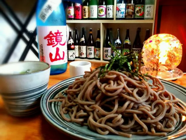 蕎麦×鏡山 純米生原酒 さけ武蔵|大地さん