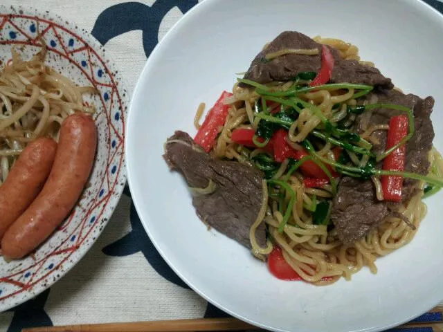 肉と野菜のオイスターソース焼きそば|bigpoohさん