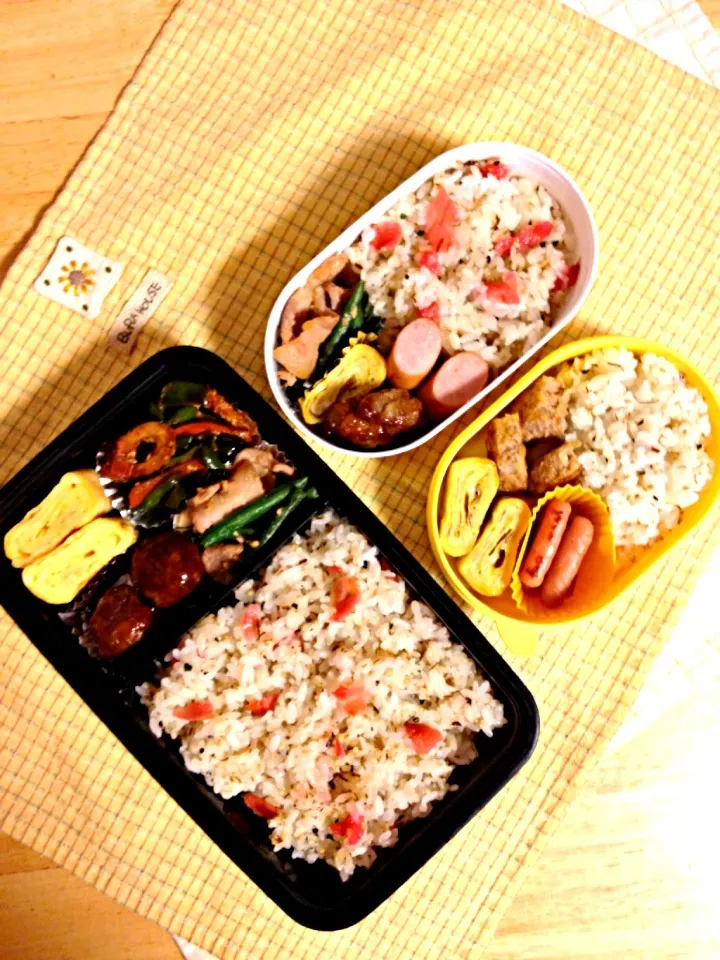 6/19旦那＆チビ＆私のお弁当|ドナルドさん