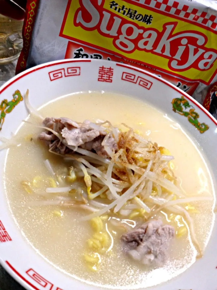 寿がきやのとんこつラーメン。ネギ抜き(^_^)|ハルさん