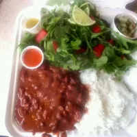 Love Belizean's Stewed Beans plate!|tiffanyloveさん