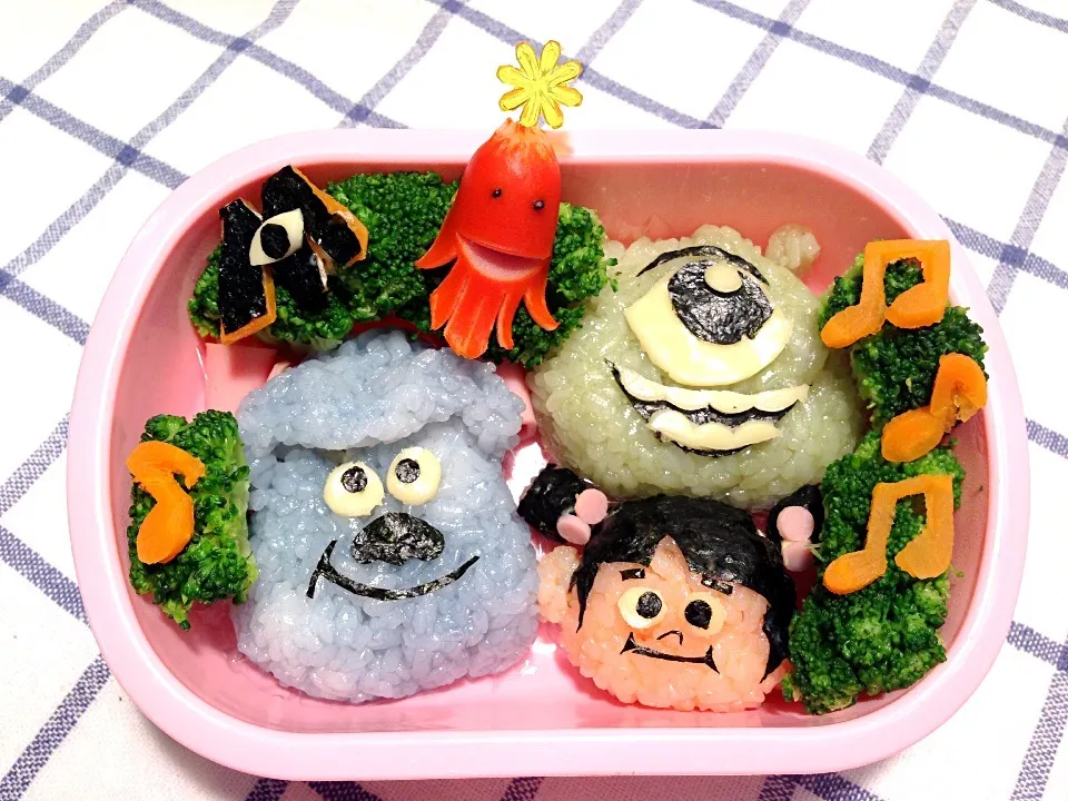 Snapdishの料理写真:モンスターズインクキャラ弁|めりりんさん