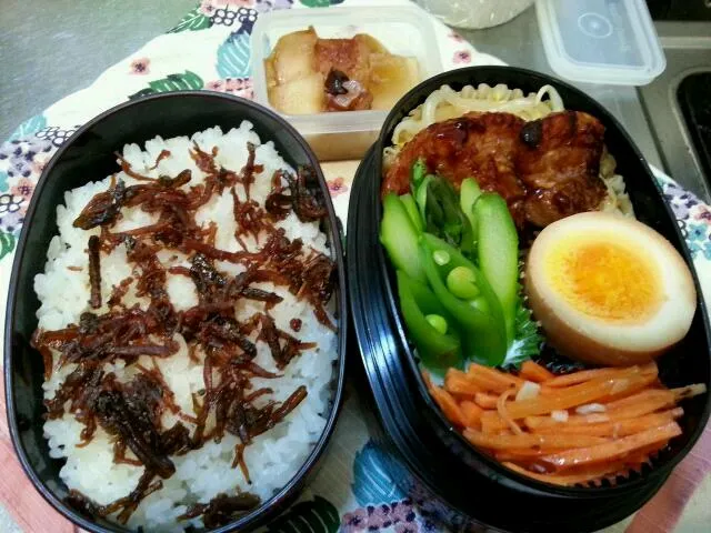 Snapdishの料理写真:130619 今日のべんとう　台湾風豚バラ焼き弁当|EUREKAさん