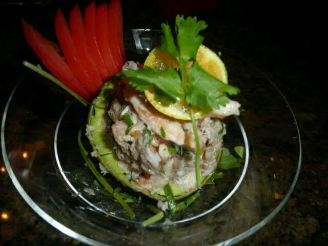 fresh crab and avacado cocktail|chef Meganさん