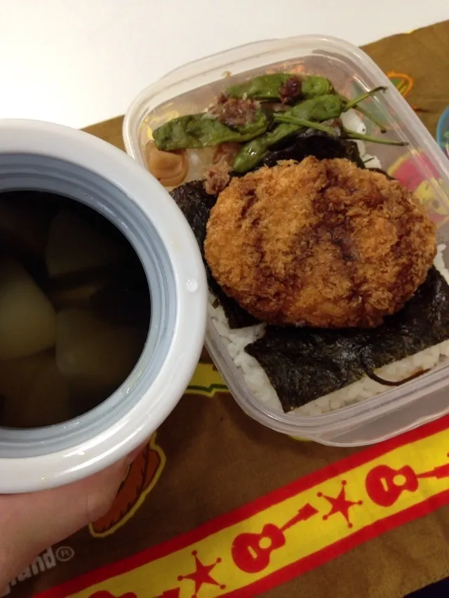 蕪スープとのり弁|masamiyさん