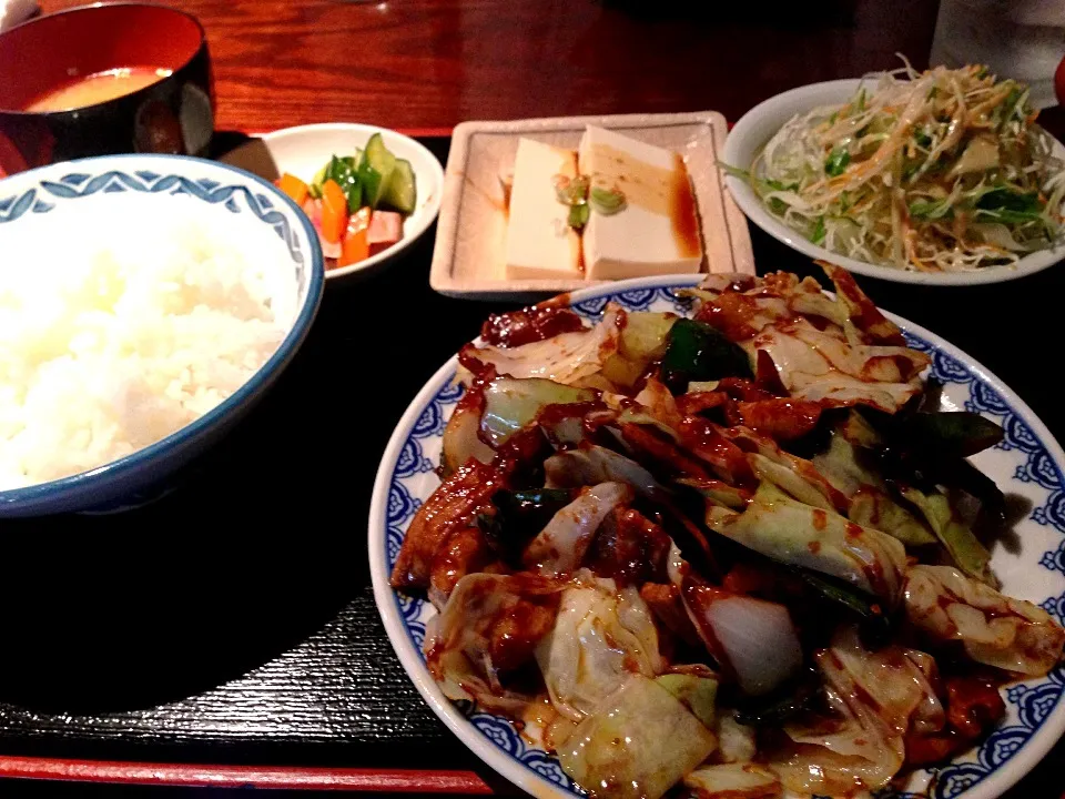 回鍋肉ランチ|きよみさん