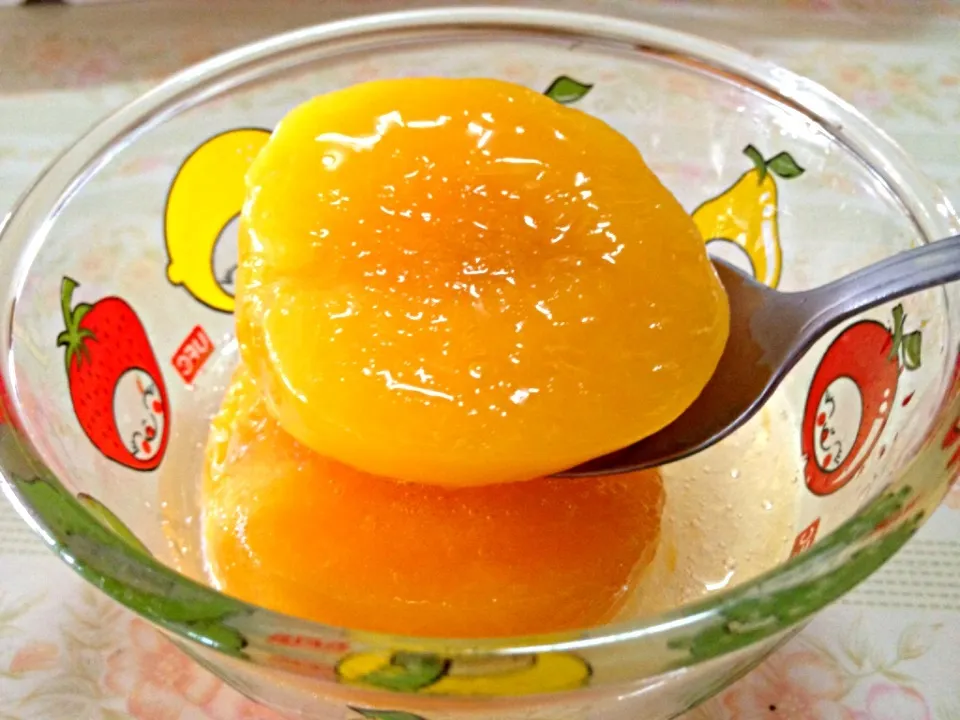 Peach Halves In Syrup|CatSaNovyさん