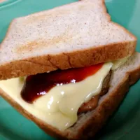 Sandwich grill pork chess|pati maさん