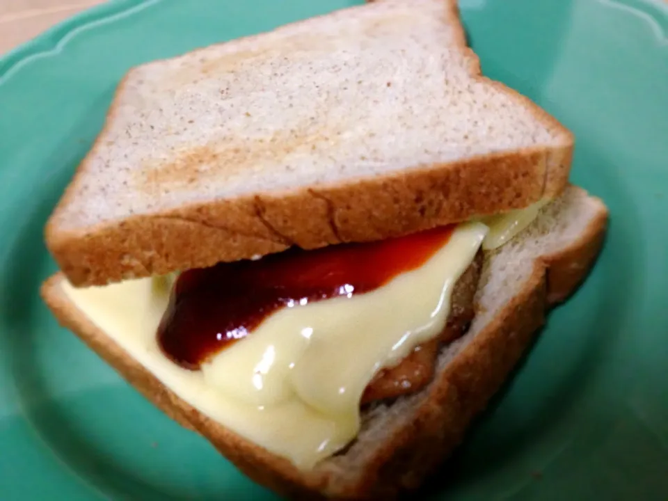 Sandwich grill pork chess|pati maさん