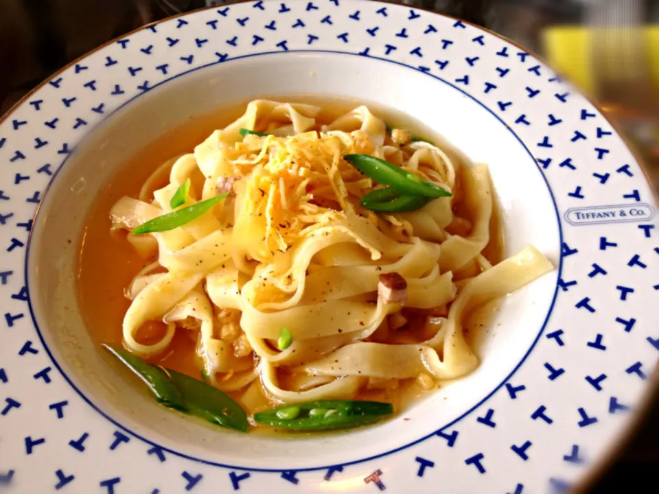 平打ち麺の冷製和風パスタ|いずみさん