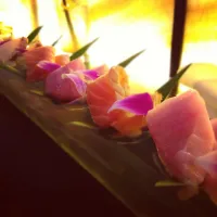 Snapdishの料理写真:Sashimi Flight @ Juno|Vidur Gangwalさん