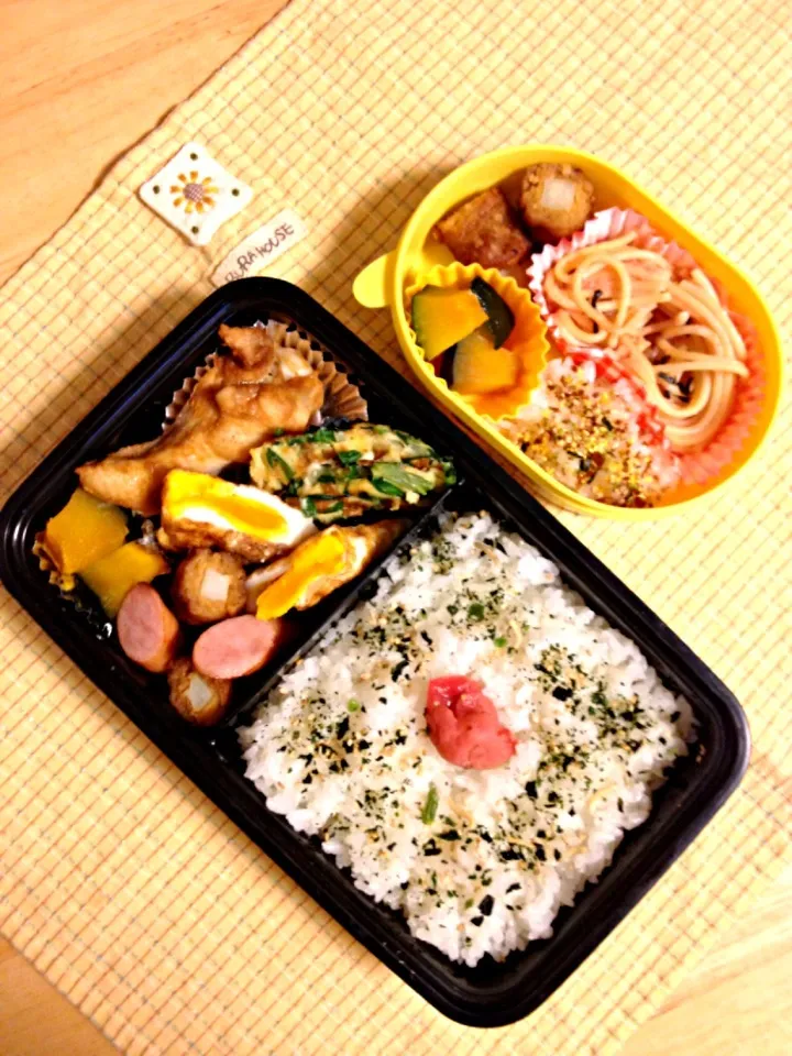 6/20旦那＆チビのお弁当|ドナルドさん