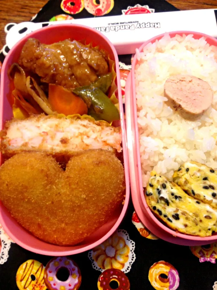 母の愛が詰まった⁈今日のお弁当😁|めーらさん