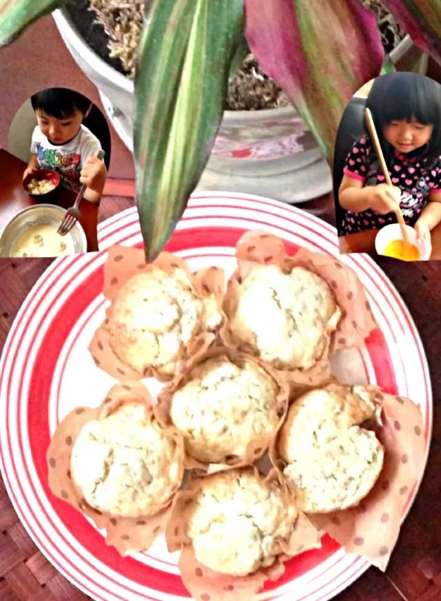 Coconut banana muffins🌴🍌ｺｺﾅｯﾂﾊﾞﾅﾅﾏﾌｨﾝ|🌈Ami🍻さん