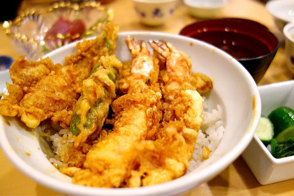 天丼 御飯小盛り|中町さん