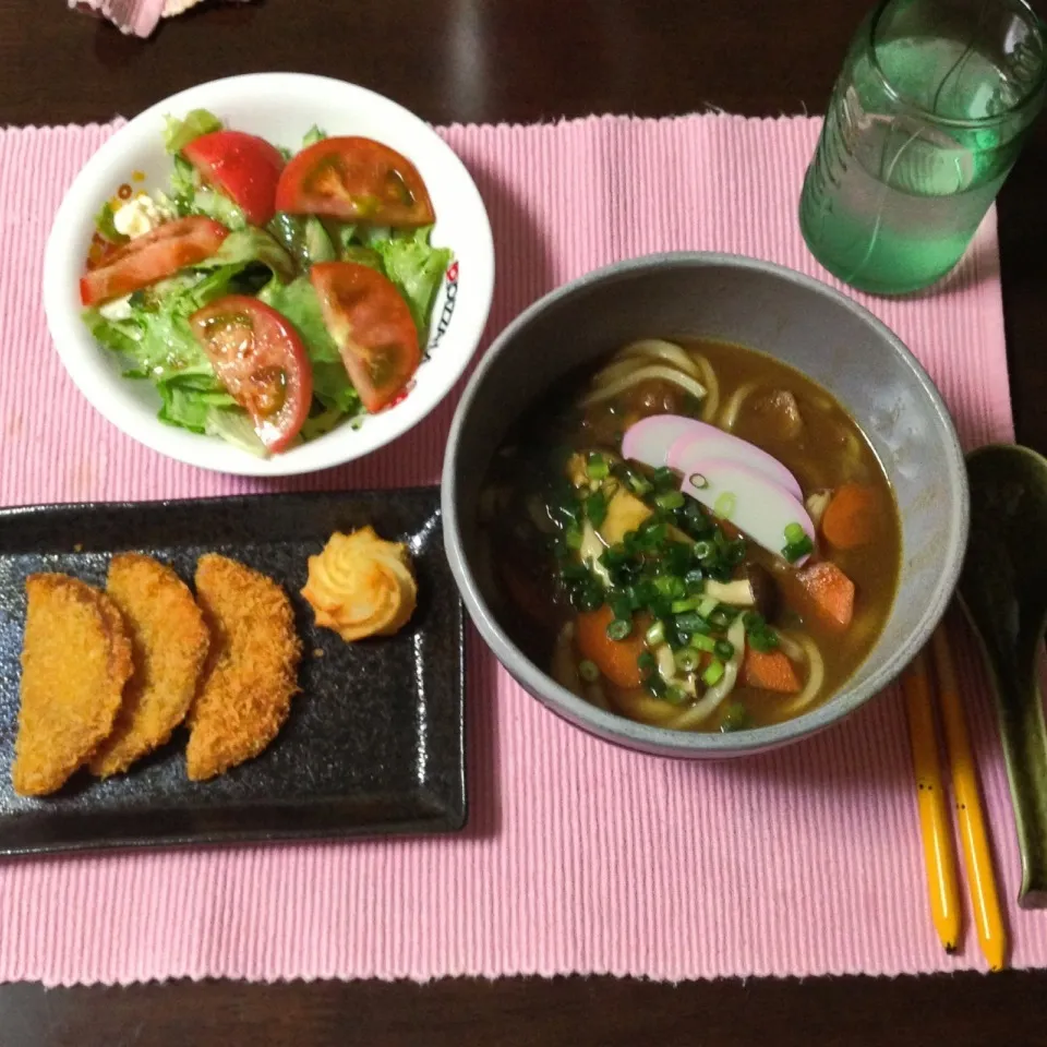 昨日のカレーでカレーうどんψ(｀∇´)ψ|ありちゃさん