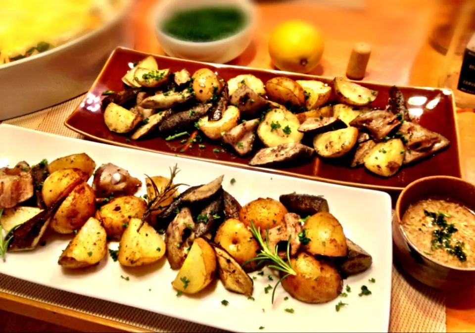 Roasted root vegetables with anchovy dip|Kirk Awiamさん