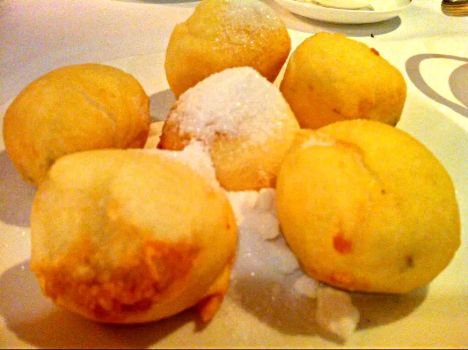 Souffle balls with mashed bean & banana|skyblueさん