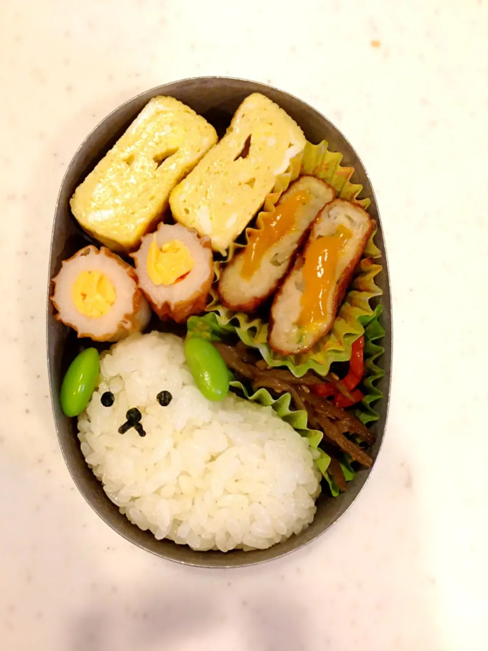 Snapdishの料理写真:豆しばお弁当|Kaori Kawamuraさん