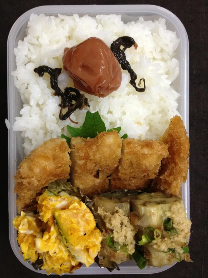 Snapdishの料理写真:100均ブラザーズ、本日のお弁当|グラコロさん