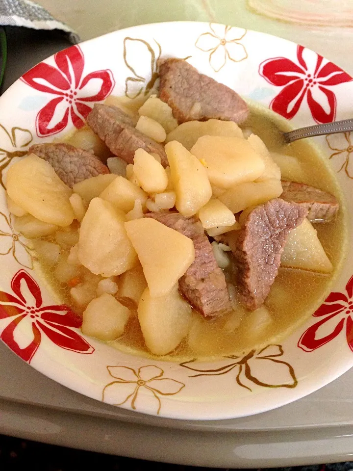 Potatoe Stew w. Beef Strips|Mirnes Basicさん