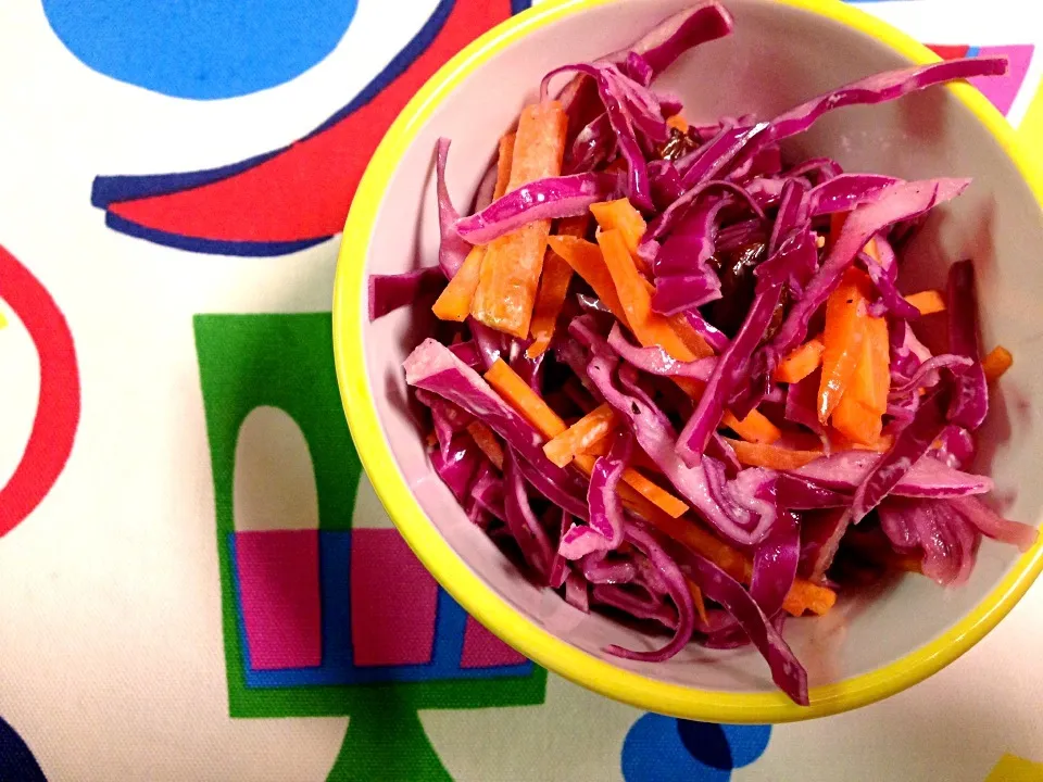 Red cabbage coleslaw|mさん