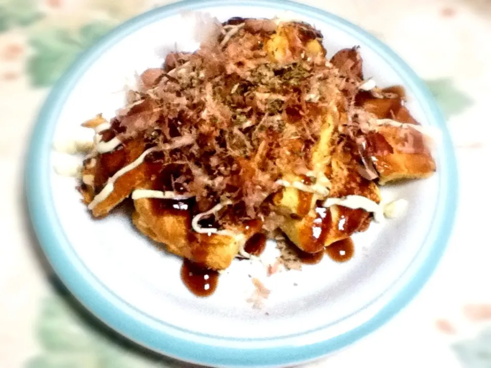 Snapdishの料理写真:お好み焼き風フレンチトースト♡|ふっちんさん