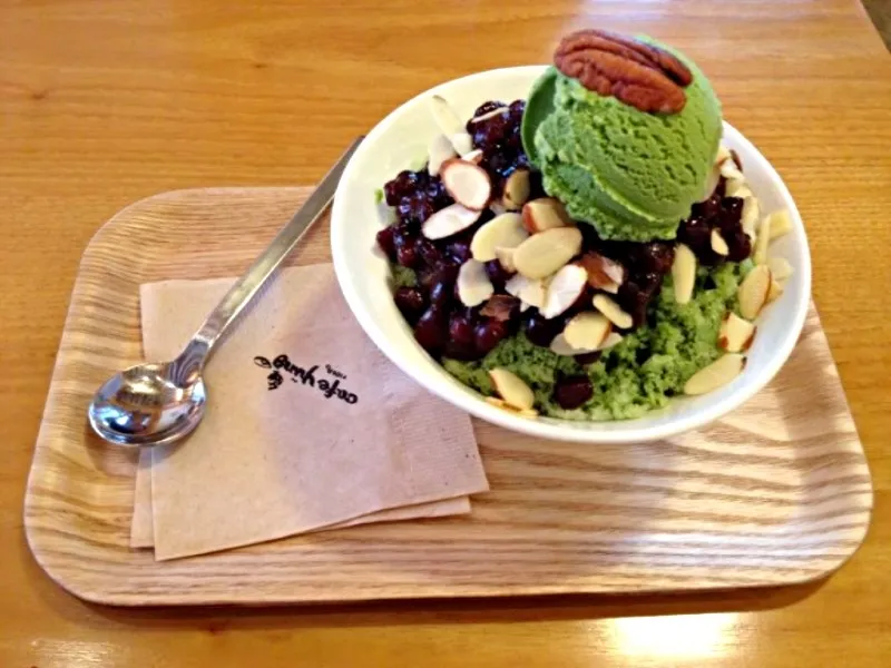 Green tea patbingsu @ samcheongdong|hurul | 후룰さん