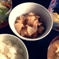 Snapdishの料理写真:大根と豚肉の照り煮|ぴょんすさん