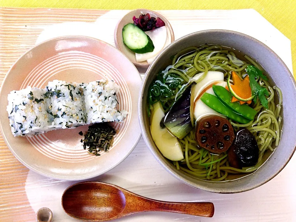 Tea Soba noodle lunch :)|mさん