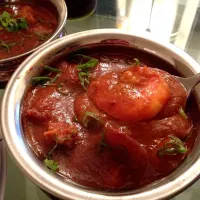 海老と鶏もも肉のインドカレー|ちぇりさん