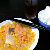 鮭のクリーム煮！|としくんさん