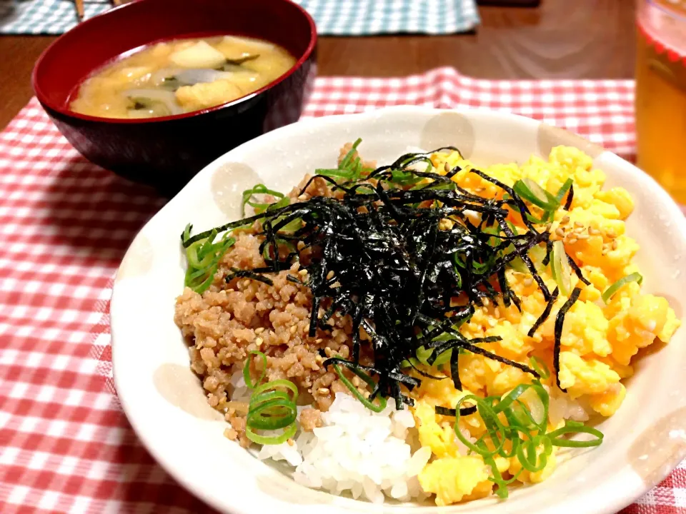 鶏そぼろ丼|なみえもんさん