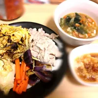 焼き野菜と春雨スープ|さやかさん