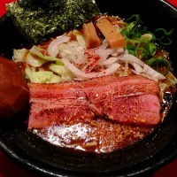 Snapdishの料理写真:特濃焦がしラーメン|hisakoさん