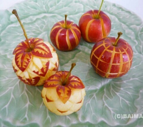 野菜とフルーツの飾り切り お皿の上のアートカービング Snapdish スナップディッシュ