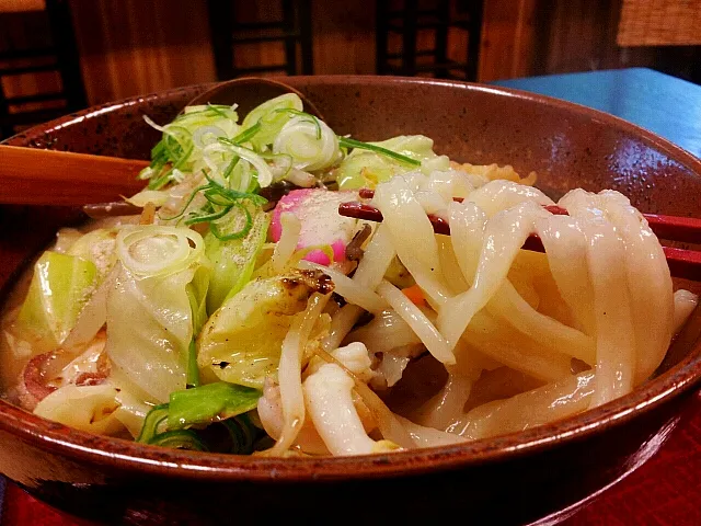 うどん麺の和風チャンポン|直樹さん