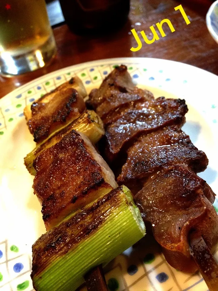 大好きな串焼きと…|中さんさん