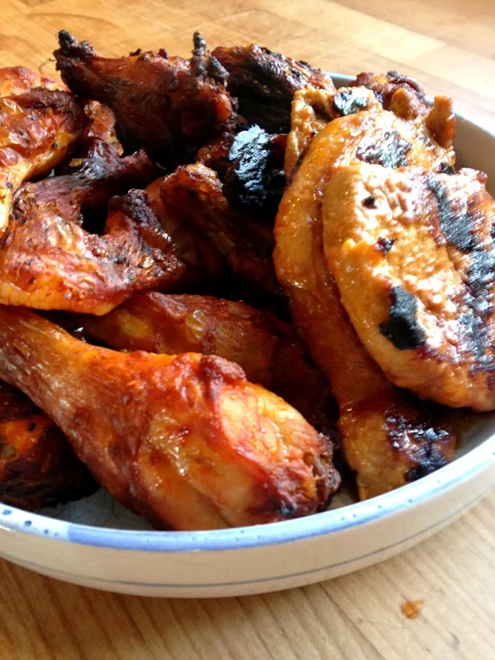 Caramel pork and smoky bbq chicken|ozzy sparaさん