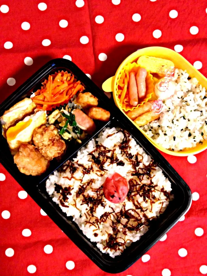 6/24旦那＆チビのお弁当|ドナルドさん