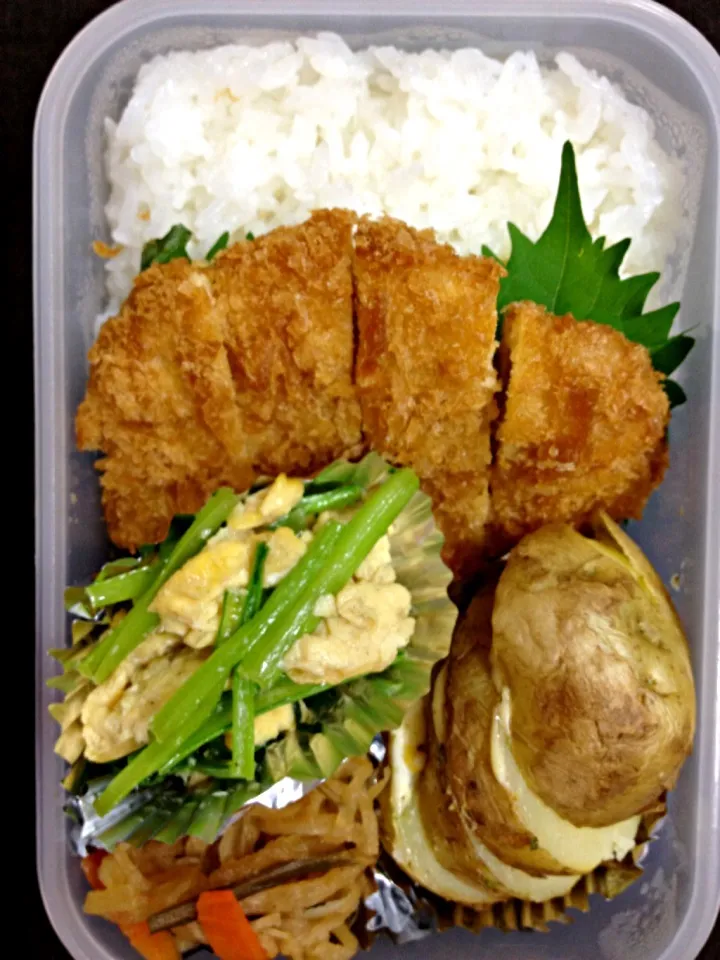 Snapdishの料理写真:100均ブラザーズ、本日のお弁当|グラコロさん