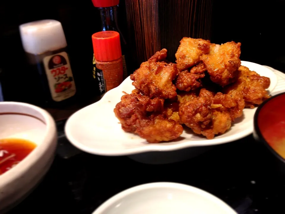 チョモランマ唐揚げ定食|hirotomoさん