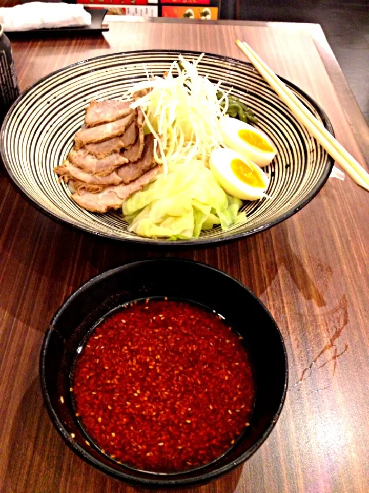 Chashu tsukemen spicy level 20 🙀💥💥🔥🔥🔥|paramateさん