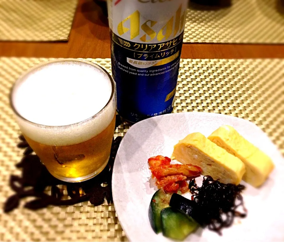 Snapdishの料理写真:最近はまっちょりますっ❗😍   このビール（笑）🍺|みほままこさん