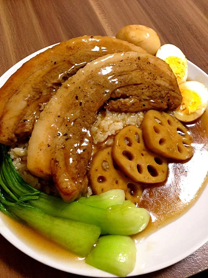 トンポーロ丼|あか牛さん