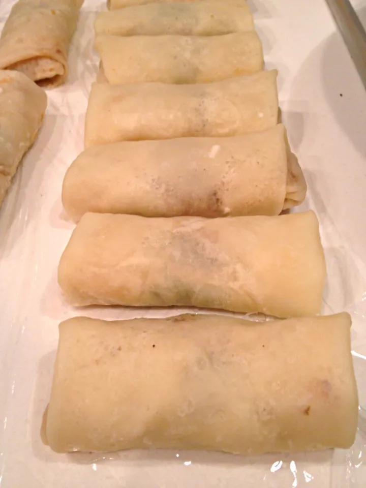 手作り春巻きの皮（焼く前）|まちゃこさん