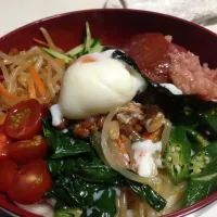 Snapdishの料理写真:ピビン…うどん！|Yuki Koyamaさん